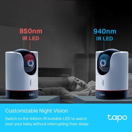 Tapo Wifi-bewakingscamera met AI en draai- en kantelfunctie