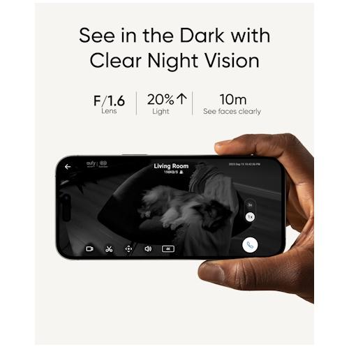 Eufy Indoor Cam S350 4K binnencamera met Pan en Tilt